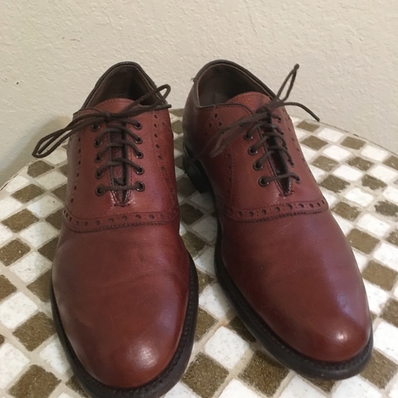 BROWN FOOTJOY LACE UP SHOES 9.5 M